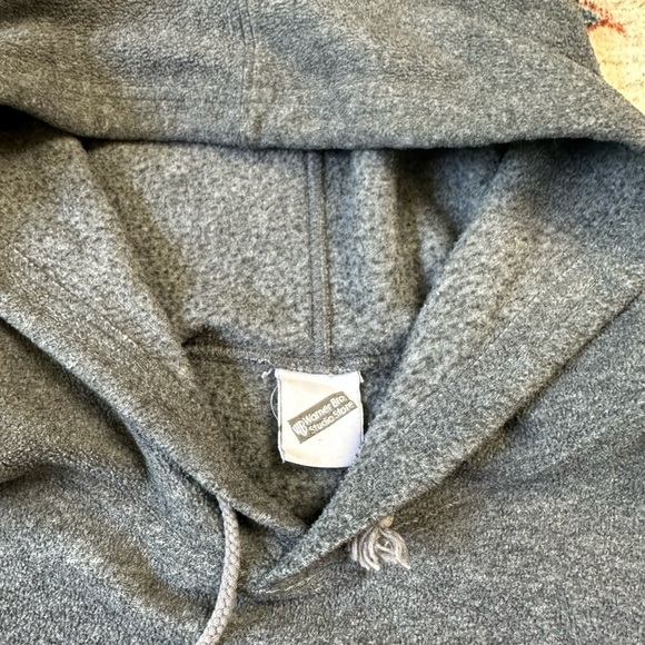 Vintage Looney Tunes Spellout Pullover Fleece Hoodie Large - Picture 3 of 6